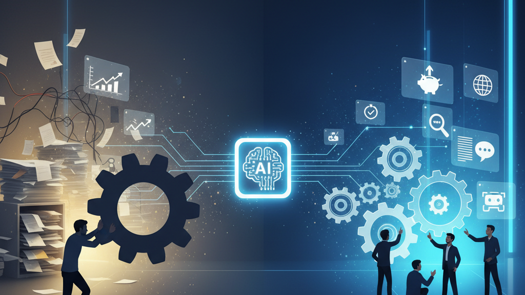 AI business integration concept